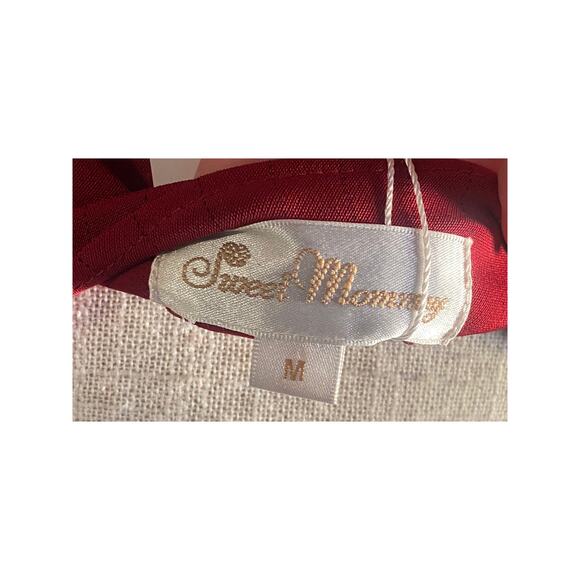 NWT RED BOW MATERNITY DRESS - Picture 3 of 5